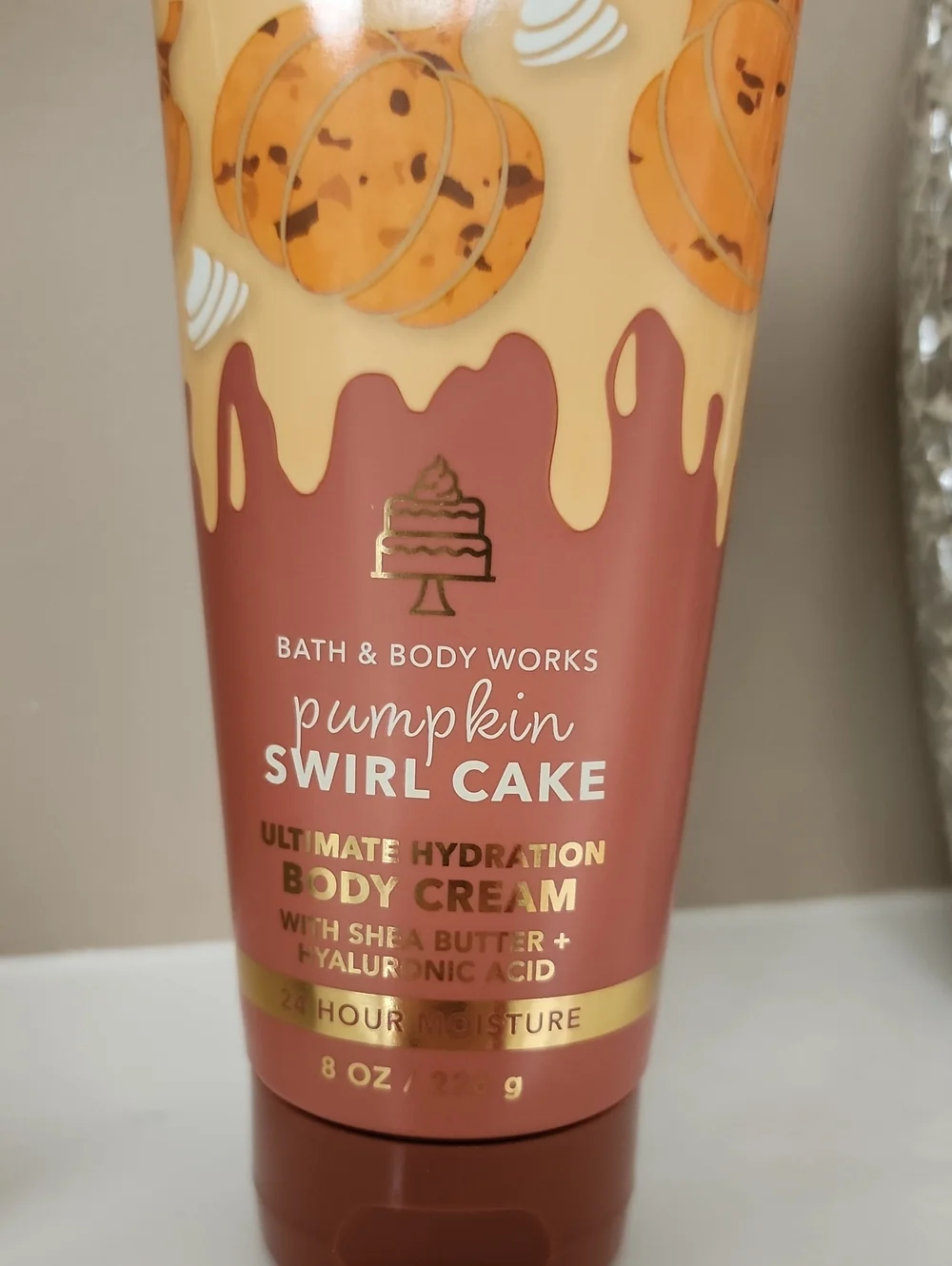 🎃 BATH & BODY WORKS PUMPKIN SWIRL CAKE Body Cream 🎃